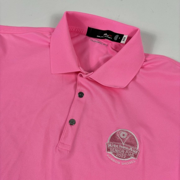 Ralph Lauren Other - Ralph Lauren RLX Polo Shirt Mens Medium Pink Golf PGA Harbor Shores